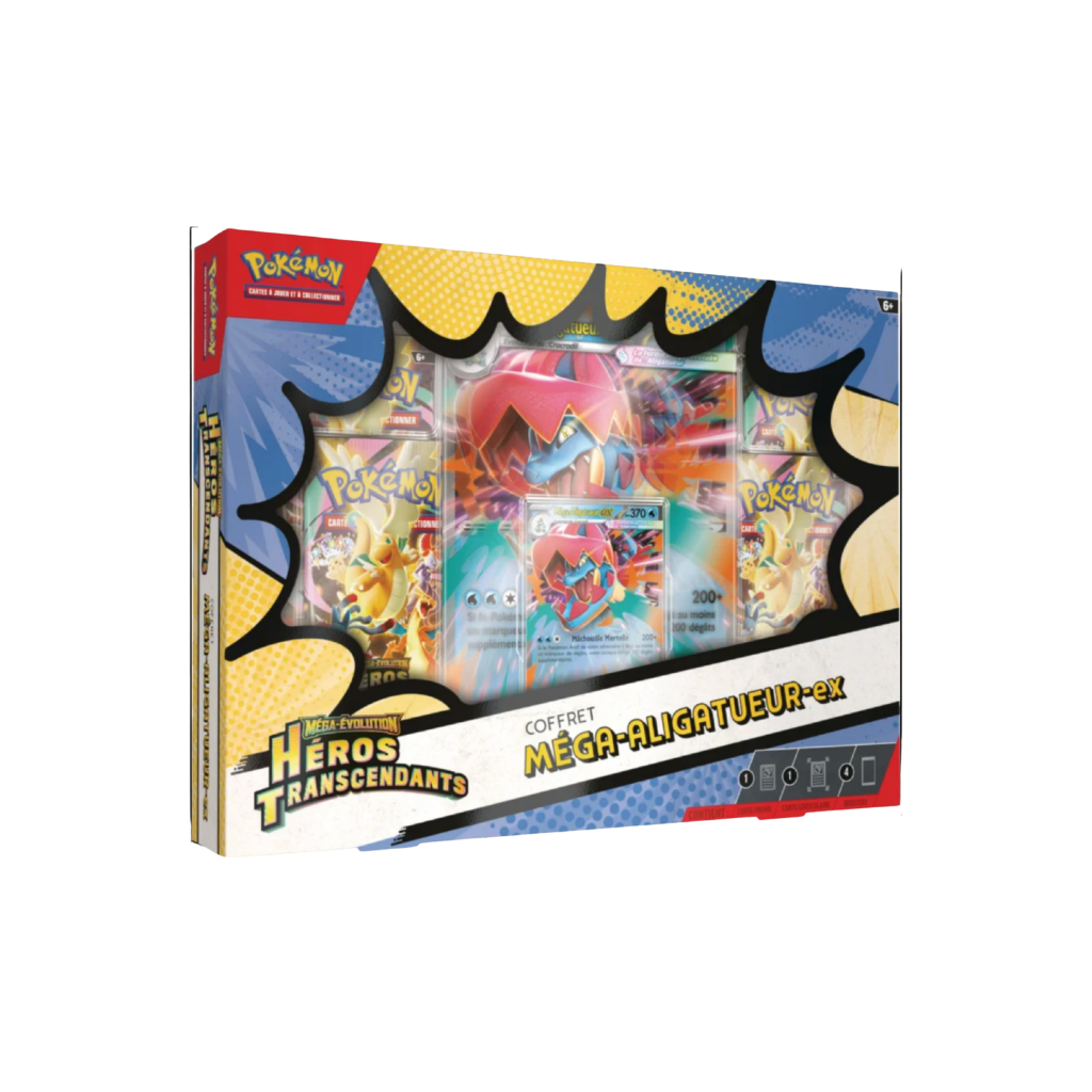 Coffret Pokémon - Méga Aligatueur - Héros Transcendants - ME02.5 - Français