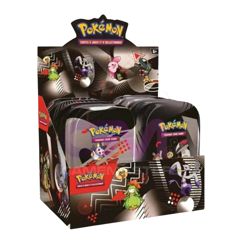 Display – 8 Mini Tins – Foudre Noire & Flamme Blanche – Pokémon EV10.5 – Français