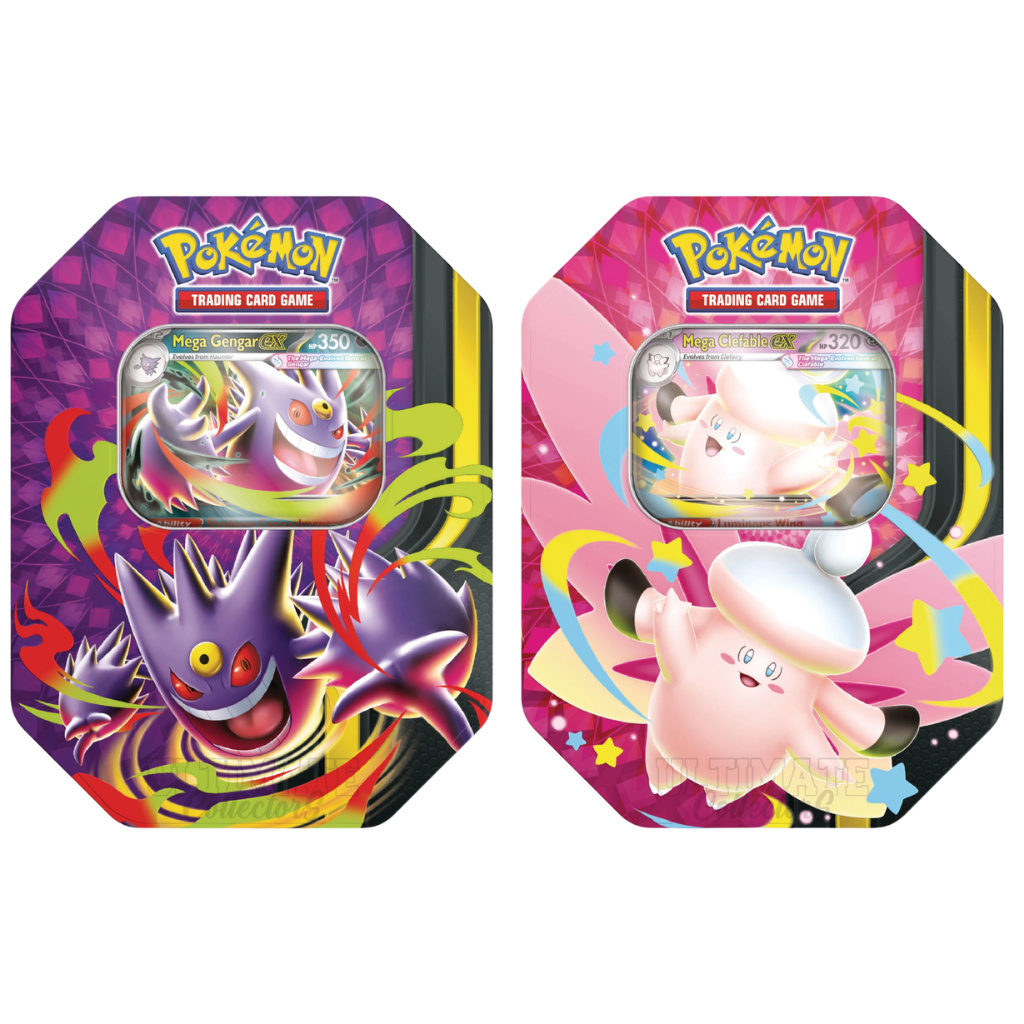 Pokébox Méga-Ectoplasma-ex & Pokébox Méga-Mélodelfe-ex