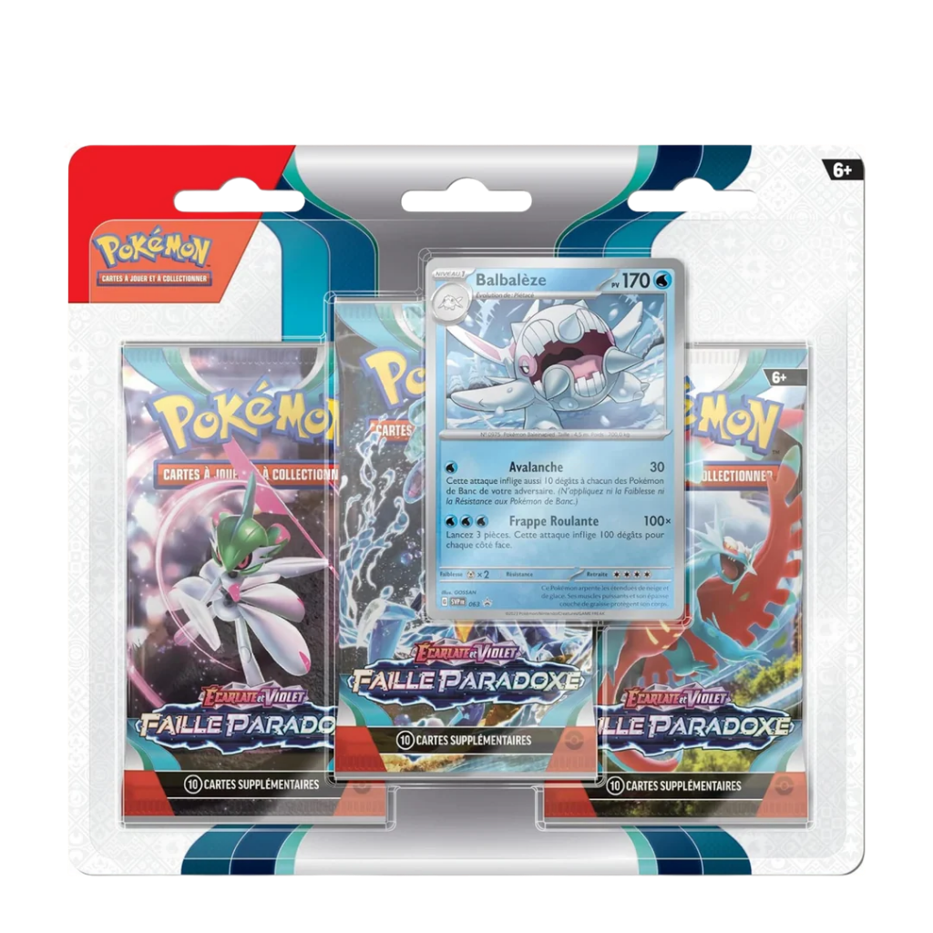 Tripack Pokémon - Faille Paradoxe - EV04 - Français